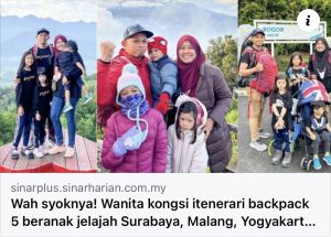 Read more about the article Zyzool Mira Travel featured in Sinar Harian